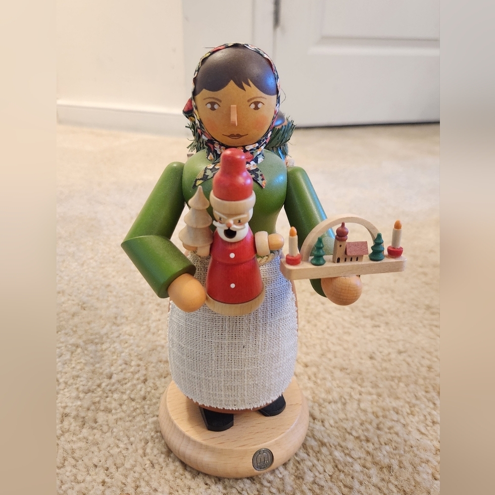 Women Toy Seller Mueller Incense Smoker German‎